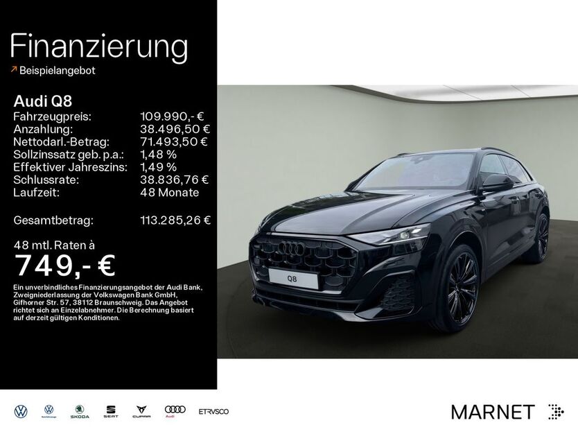 Audi Q8 8.999 km 107.990 € Oberursel 61440