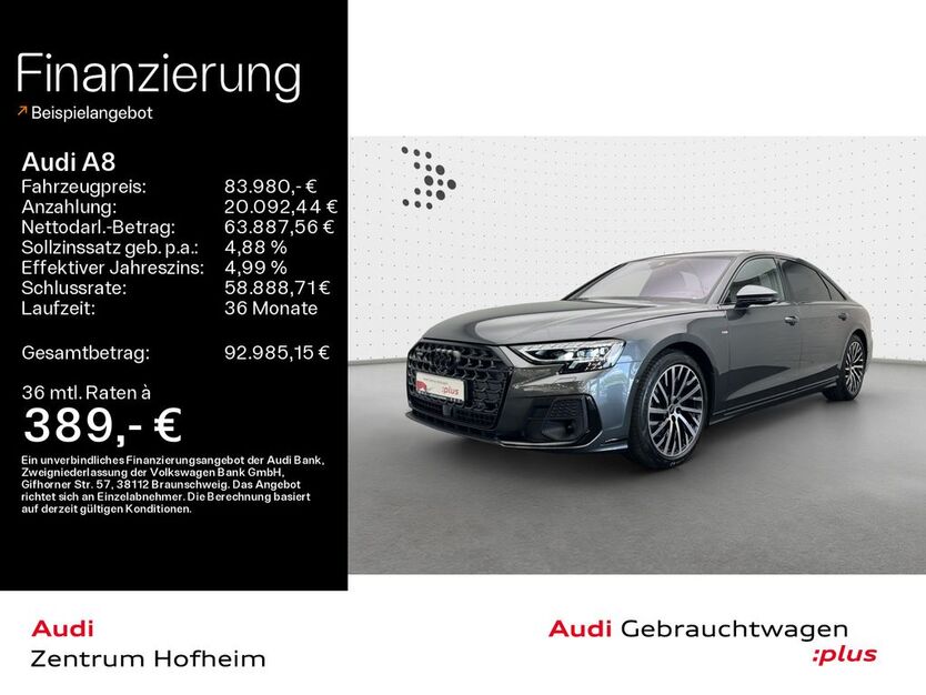 Audi A8 15.446 km 82.999 € Hofheim 65719