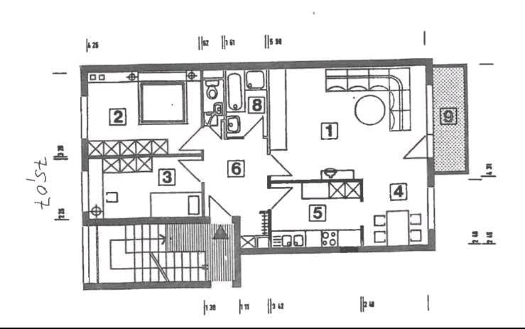 Etagenwohnung Flörsheim am Main - 3 Zimmer, 75 m&sup2;, 199.000&euro; | Angebot:25973394