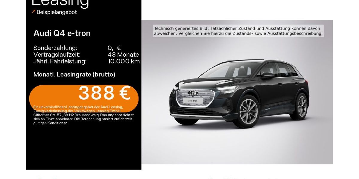 Audi Q4 e-tron 7.742 km 42.990 &euro; Hofheim 65719