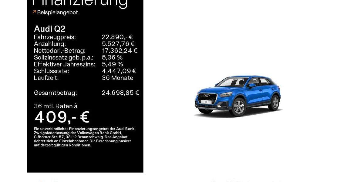 Audi Q2 37.218 km 21.890 &euro; Oberursel 61440