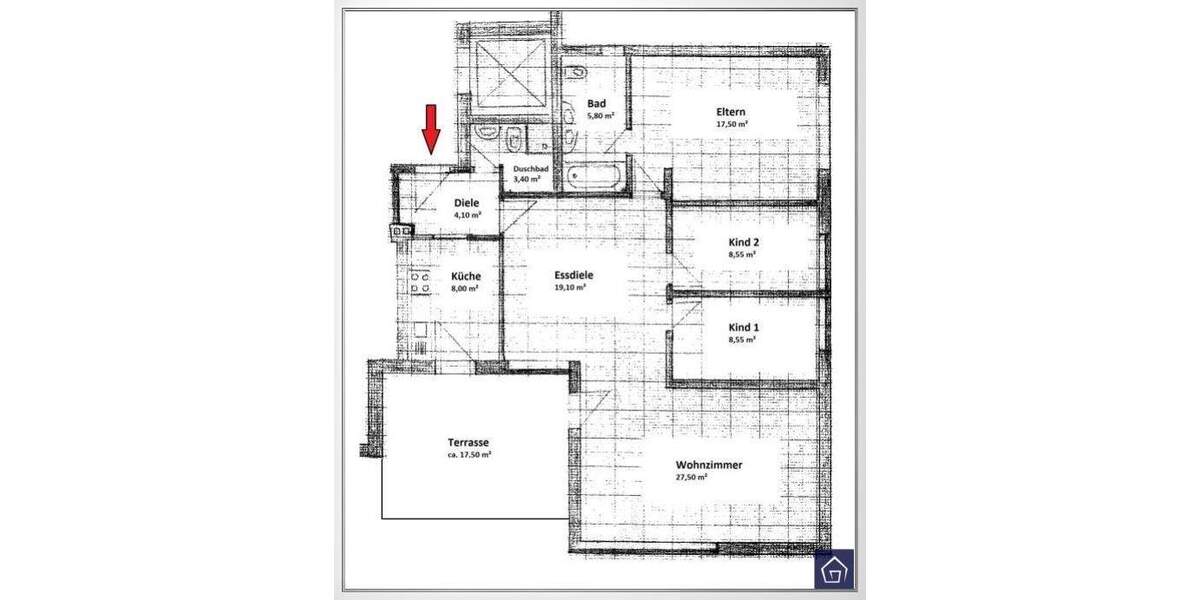 GROSSZÜGIGE und TOP GESCHNITTENE 4-Zimmerwohnung in sehr ruhiger Wohnlage 4 zimmer