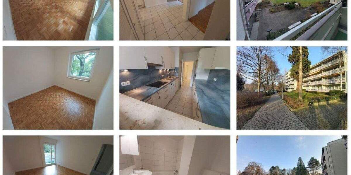 Schöne helle 3 Zimmerwohnung mit Essecke Zentral im Grünen von Wiesbaden, 2 Balkone 3 zimmer