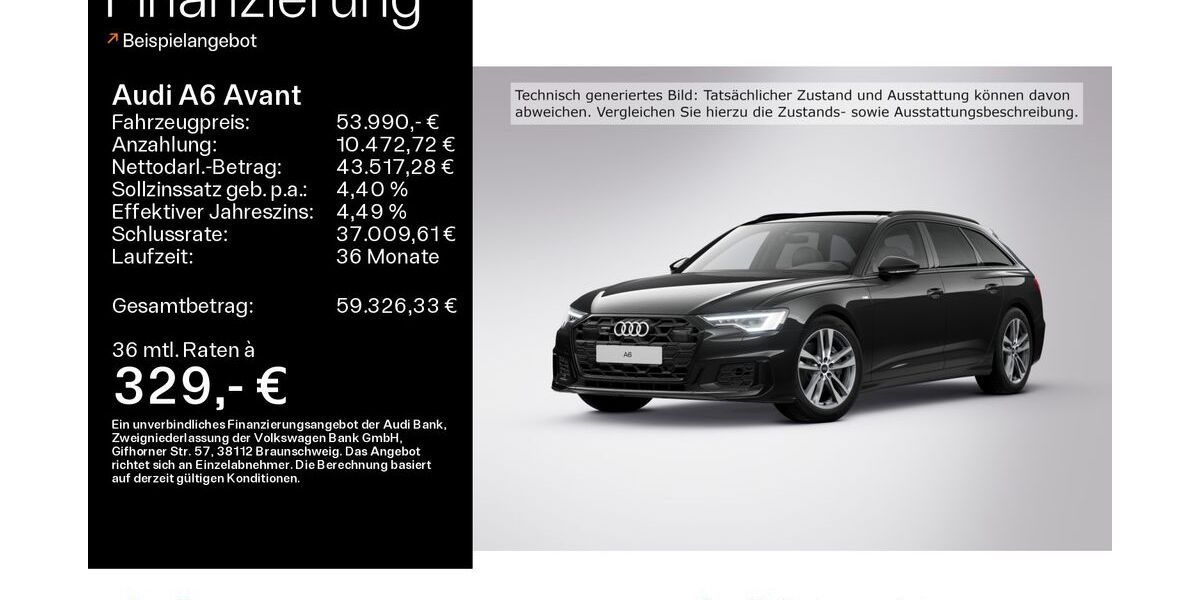 Audi A6 22.144 km 52.980 € Hofheim 65719