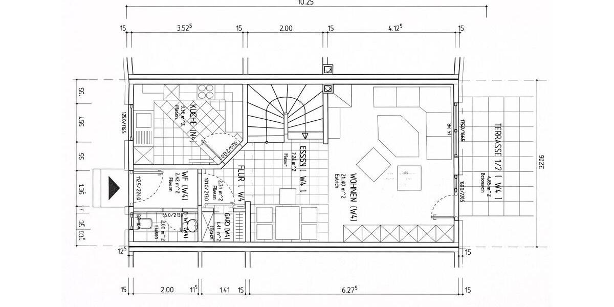 Reihenhaus Saulheim - 5 Zimmer, 136 m&sup2;, 449.000&euro; | Angebot:27055286
