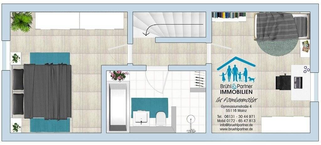 Reihenmittelhaus Kostheim Mainz-Kostheim - 3 Zimmer, 81 m&sup2;, 359.000&euro; | Angebot:25865896