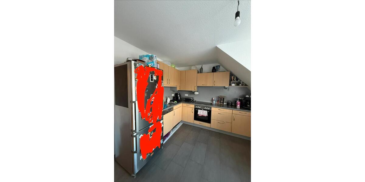 Dachgeschoßwohnung Wiesbaden Mainz-Amöneburg - 2.5 Zimmer, 65 m&sup2;, 1.080&euro; | Angebot:25222667