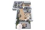 3 Zimmer-Wohnung mit eigenem Garten, Einbauküche und Tiefgaragenstellplatz