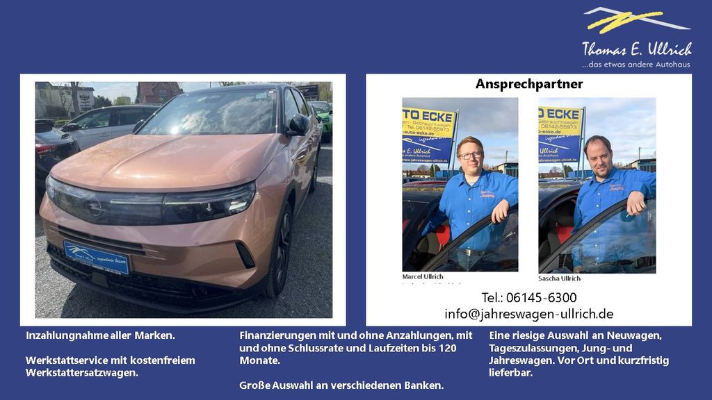 Opel Grandland (X) 12.600 km 30.995 &euro; Rüsselsheim 65428