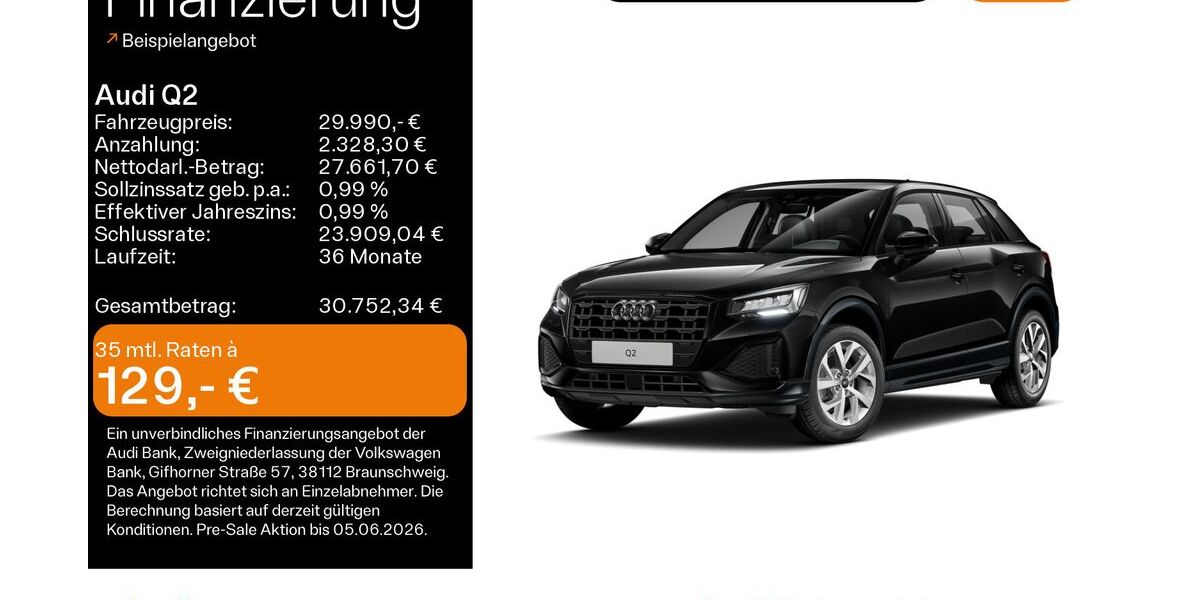 Audi Q2 12.368 km 29.990 &euro; Hofheim 65719