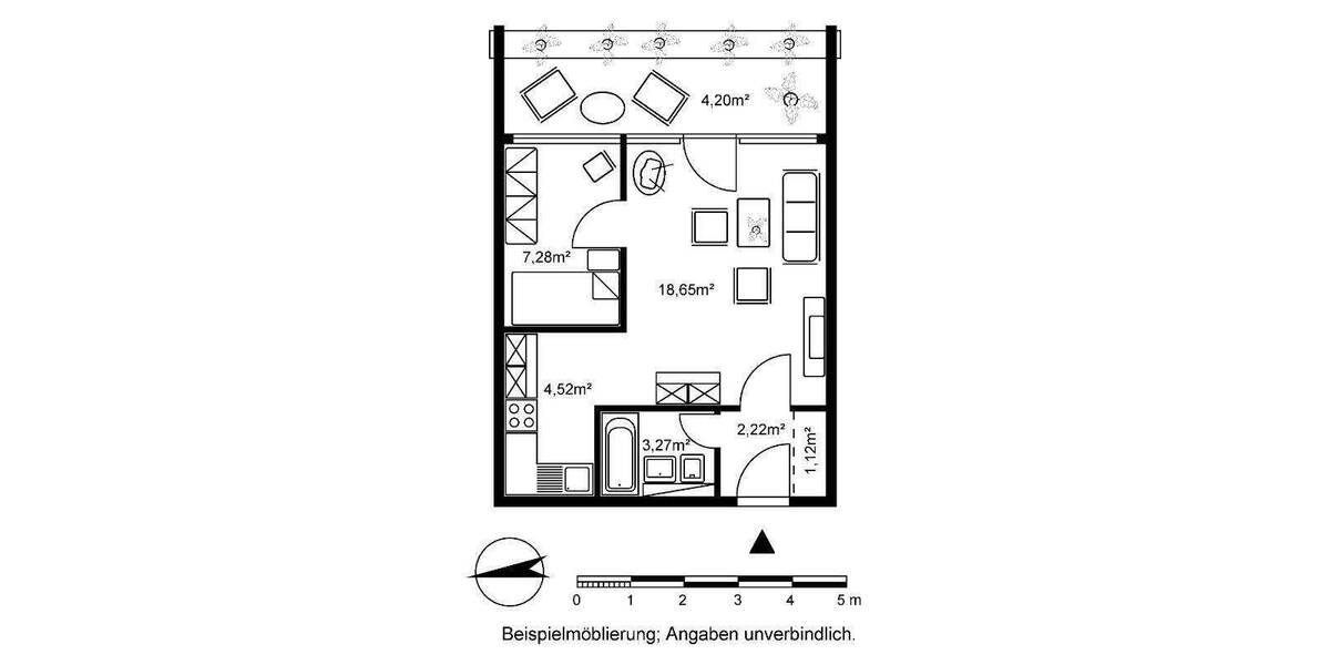 Erstbezug nach Renovierung | 1,5- Zimmerwohnung zum 01.02.2026 zu vermieten! 1 zimmer