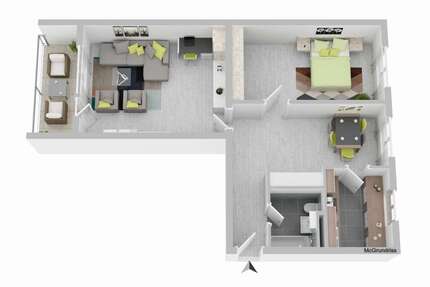 Wohnung Schwalbach am Taunus - 2 Zimmer, 76 m&sup2;, 264.000&euro; | Angebot:24816231