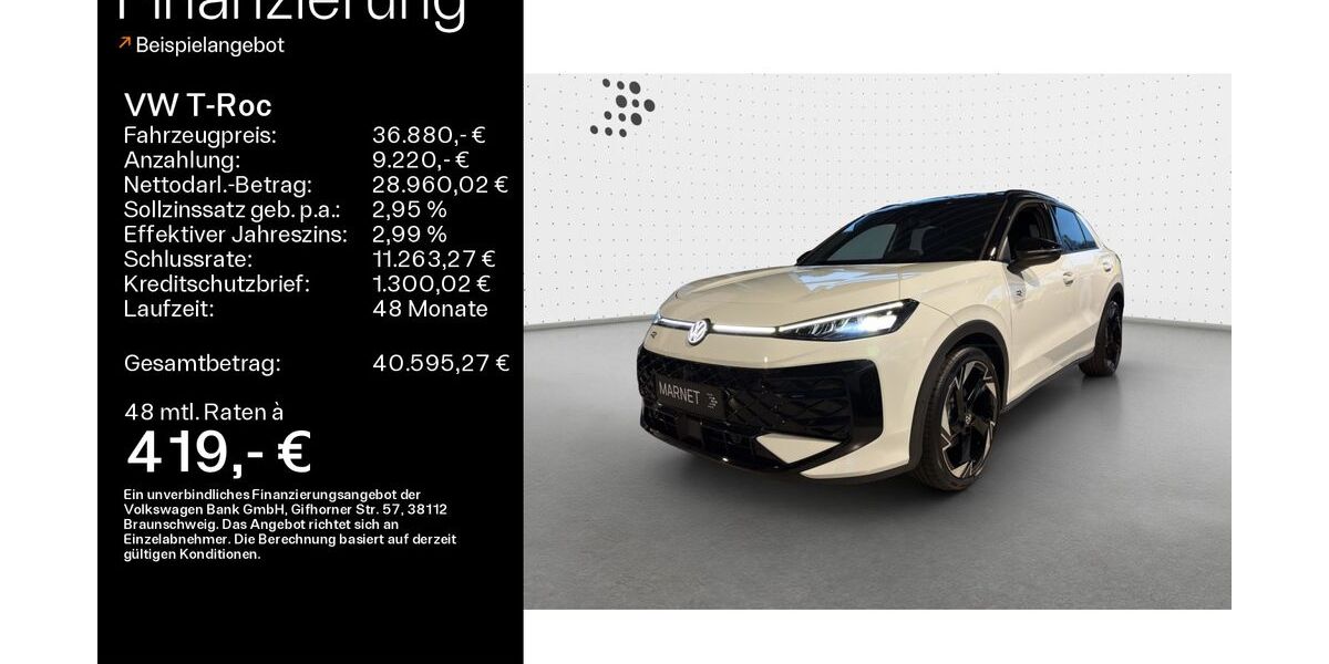 VW T-Roc 6.900 km 36.880 &euro; Bad Camberg 65520