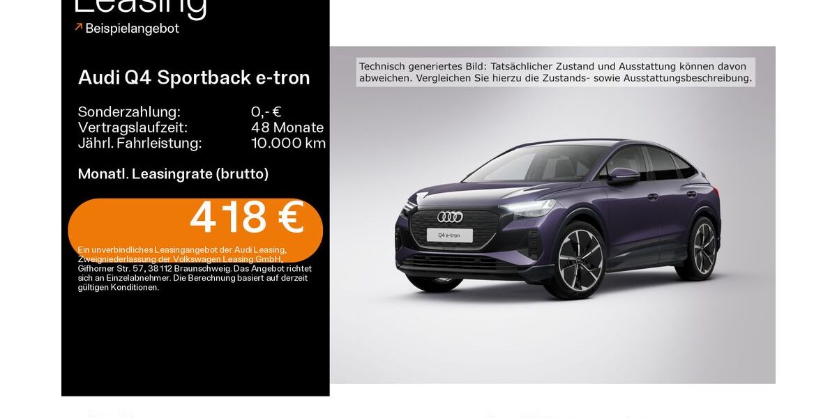 Audi Q4 e-tron 7.697 km 47.890 &euro; Oberursel 61440