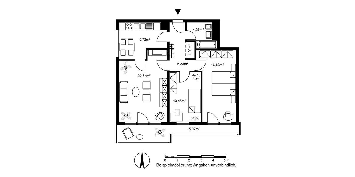 3-Zimmerwohnung im Schelmengraben 3 zimmer