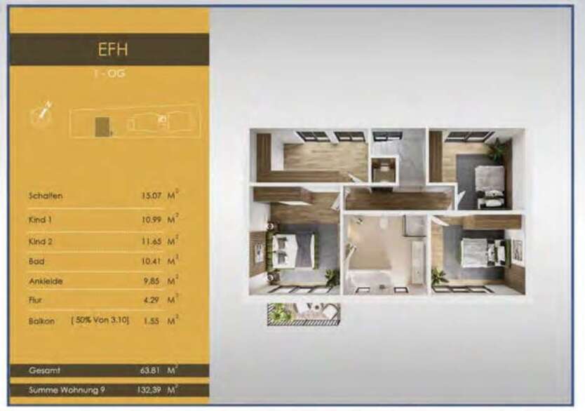 Wohnung zum Kaufen in Frankfurt 821.000 € 169.4 m²