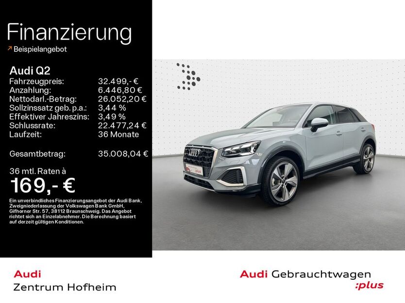 Audi Q2 6.902 km 31.999 € Hofheim 65719
