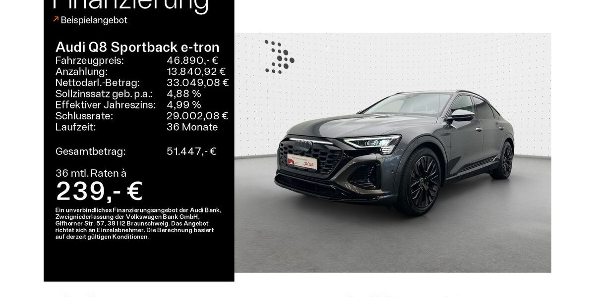 Audi Q8 e-tron 49.134 km 45.580 &euro; Hofheim 65719