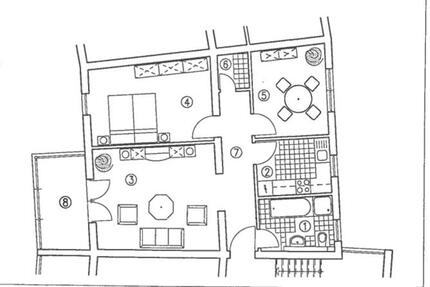 schöne 3-Zimmer-Erdgeschosswohnung mit Tageslichtbad 3 zimmer