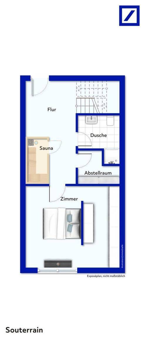Exklusive Garten-Maisonette-Wohnung. Garten -Top Ausstattung - Garage 3 zimmer