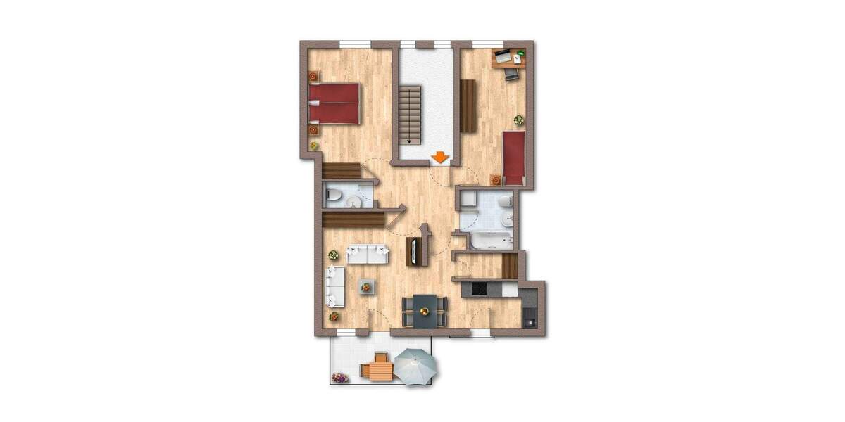 Etagenwohnung Mainz Bretzenheim - 3 Zimmer, 92 m&sup2;, 429.000&euro; | Angebot:24453040