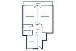 Eschborn: Elegant und exzellent sanierte 2 Zimmer-Wohnung in zentraler Lage - Etagenwohnung Eschborn | Angebot:26648460
