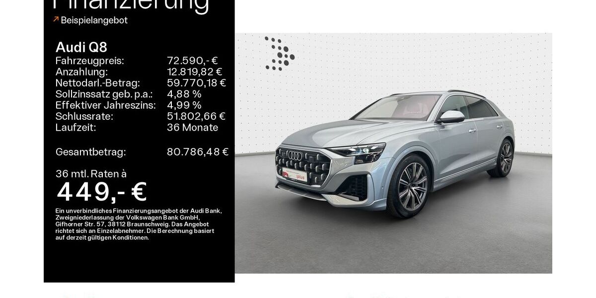 Audi Q8 20.600 km 69.890 € Oberursel 61440