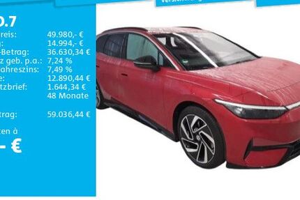 VW ID.7 4.544 km 49.980 € Frankfurt 60326