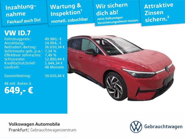VW ID.7 4.544 km 49.980 € Frankfurt 60326
