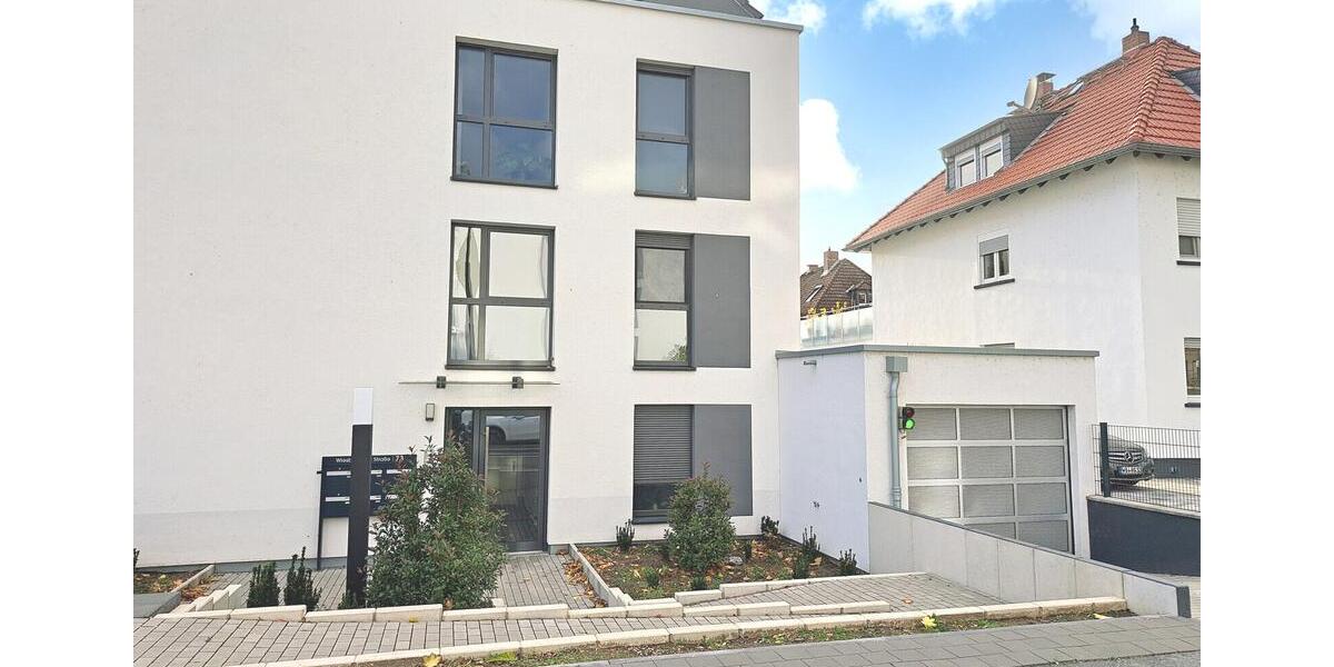 große 2-Zimmer-Wohnung in Mainz-Kastel: Neubau 2023, Balkon, Einbauküche, Tiefgarage 2 zimmer