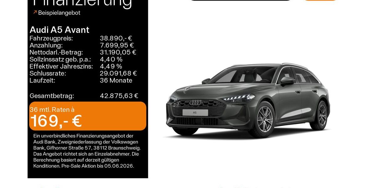 Audi A5 22.971 km 38.890 &euro; Hofheim 65719
