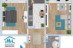 Etagenwohnung Mainz Mombach - 2 Zimmer, 55 m&sup2;, 229.000&euro; | Angebot:26515172