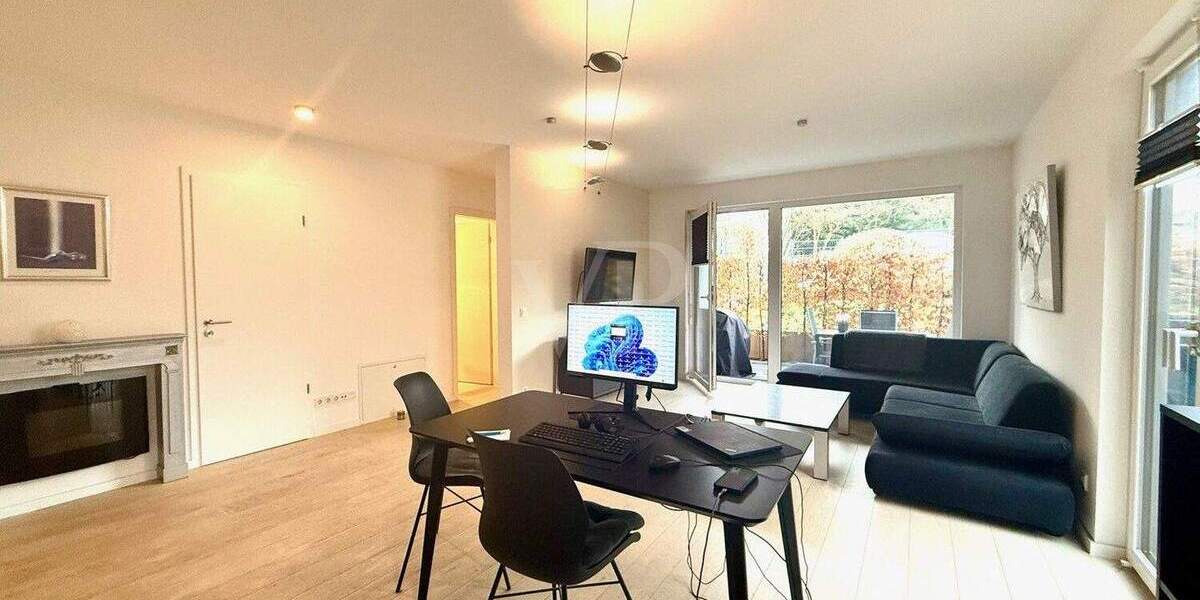 Hochwertige Gartenwohnung mit Westterrasse und Garage 2 zimmer