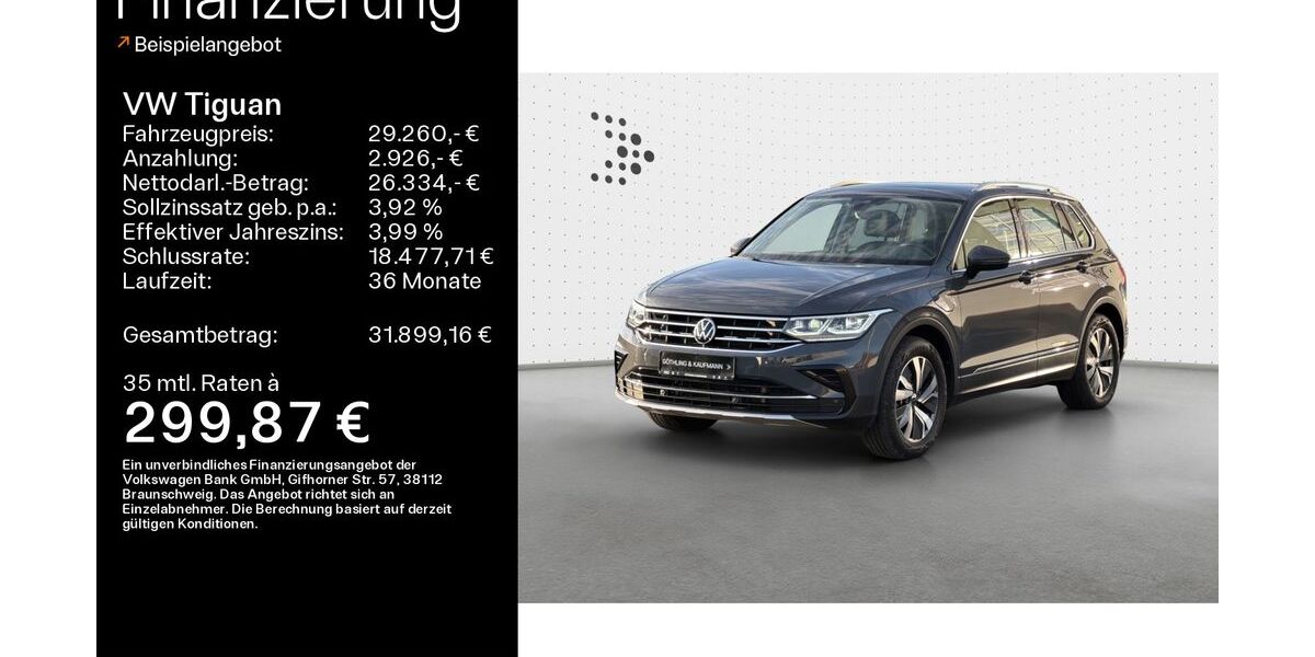 VW Tiguan 56.402 km 29.260 € Hofheim 65719