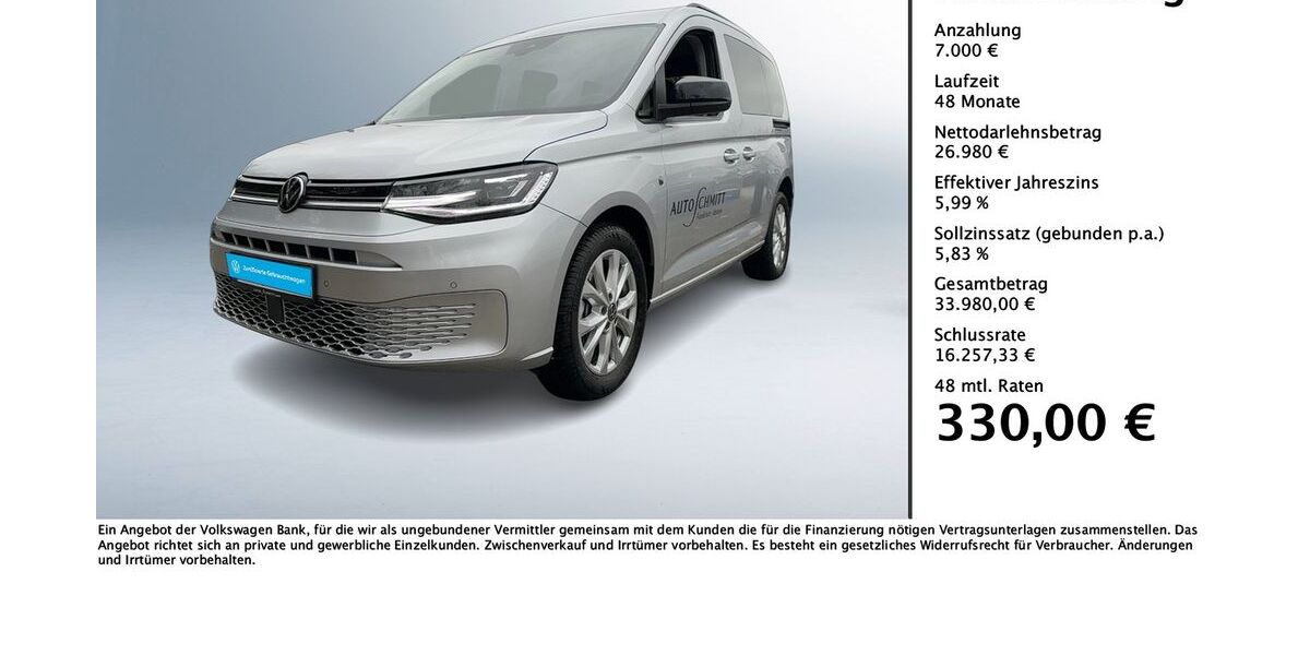 VW Caddy 9.999 km 26.990 &euro; Idstein 65510