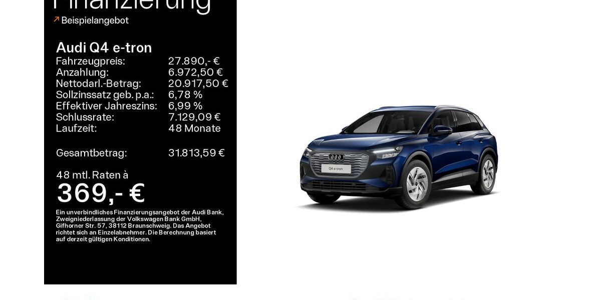 Audi Q4 e-tron 84.472 km 26.890 &euro; Oberursel 61440
