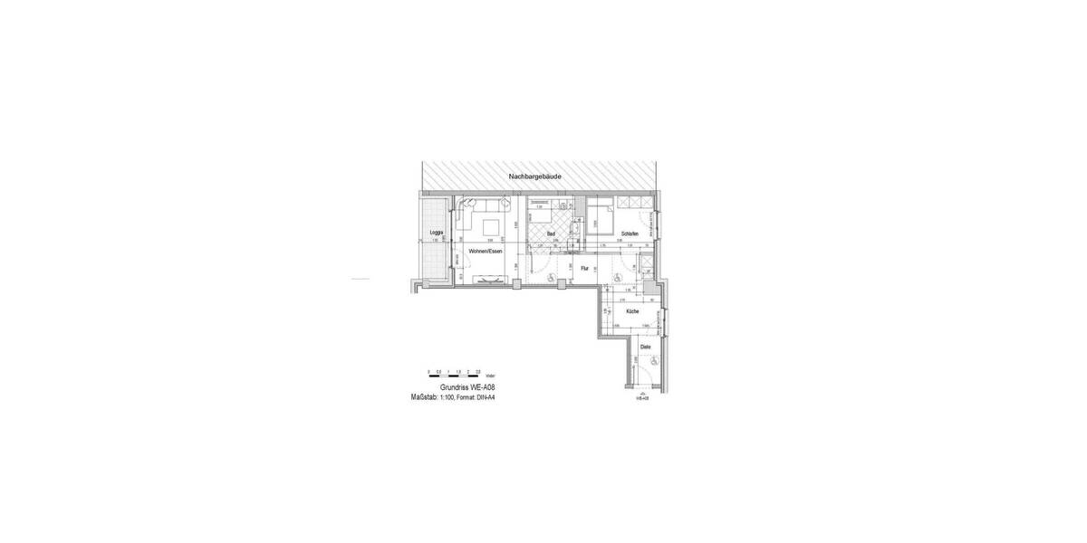 Etagenwohnung Frankfurt am Main Gallus - 2 Zimmer, 58 m&sup2;, 369.900&euro; | Angebot:25986559