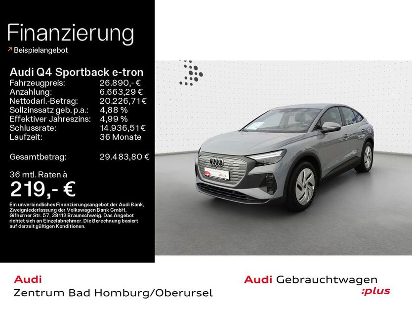 Audi Q4 e-tron 25.658 km 26.890 € Oberursel 61440