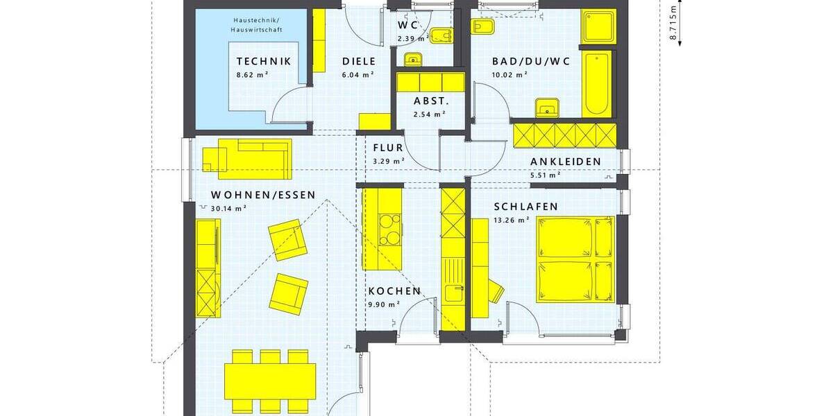 Bungalow Kiedrich - 2 Zimmer, 82 m&sup2;, 575.000&euro; | Angebot:26092146