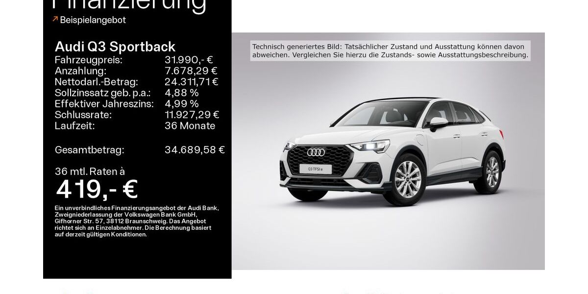 Audi Q3 95.775 km 31.990 € Hofheim 65719