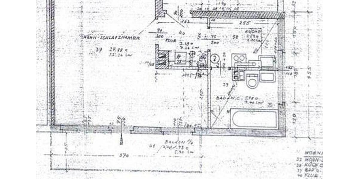 Etagenwohnung Königstein im Taunus - 1.5 Zimmer, 40 m&sup2;, 790&euro; | Angebot:26368133