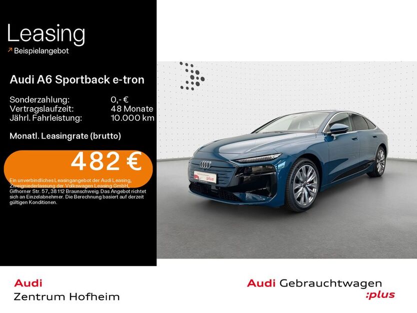 Audi A6 e-tron 2.674 km 57.999 € Hofheim 65719