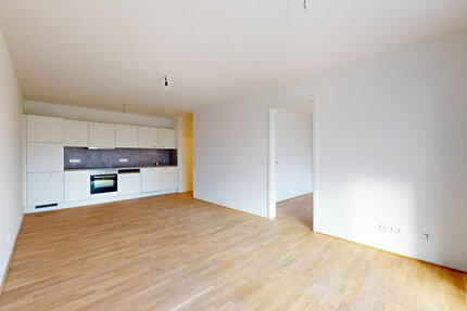 VALENTINA-Schönhof-Viertel | 2-Zimmerwohnung mit EBK und Balkon - Sonnenausrichtung mit Skylineblick