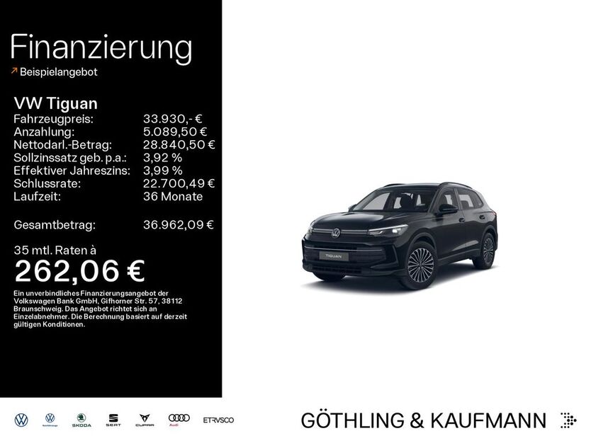 VW Tiguan 24.329 km 33.930 € Kelkheim 65779