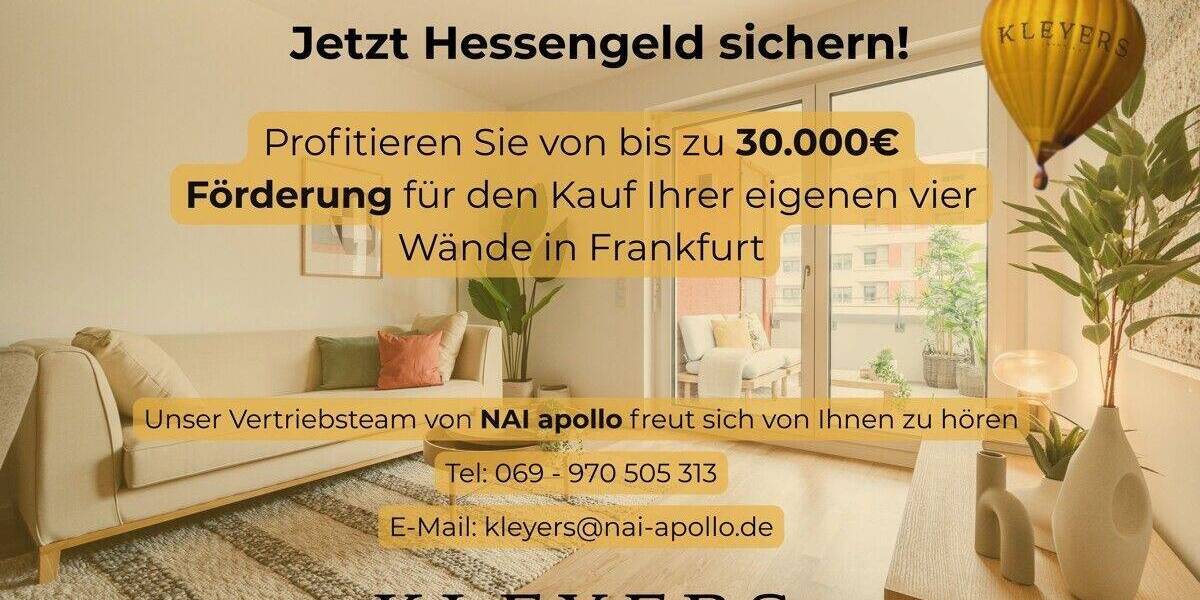 Etagenwohnung Frankfurt am Main Gallus - 3 Zimmer, 82 m&sup2;, 599.900&euro; | Angebot:25702307