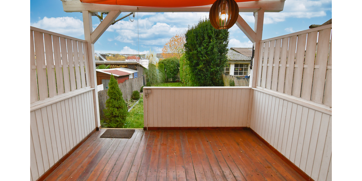 Altstadt-Nähe trifft Panoramablick: Gemütliches Reihenhäuschen mit Garten und Außenstellplatz 3 zimmer