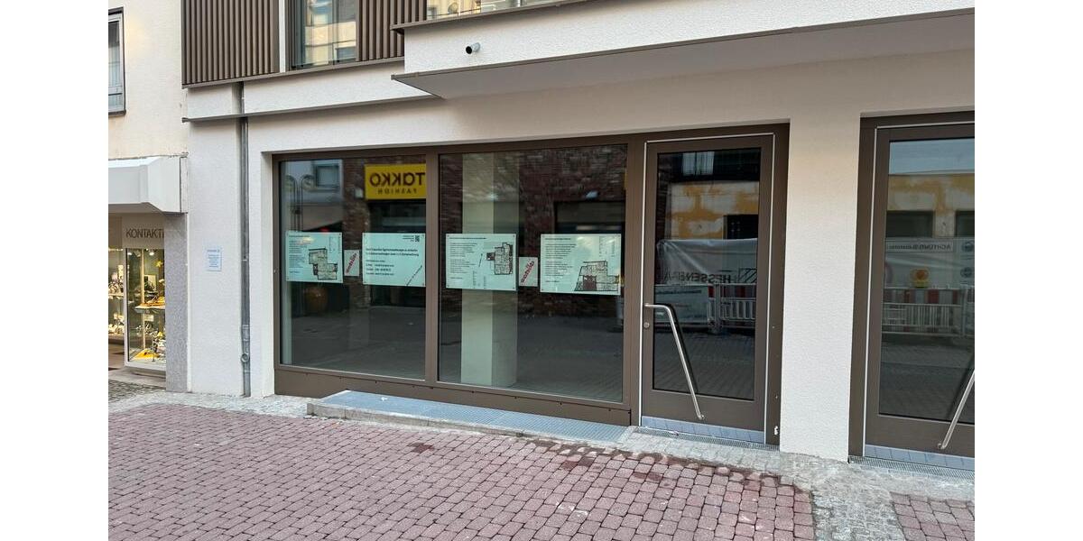 Ladenfläche Neubau 1A Lage Oberurseler Fußgängerzone zimmer