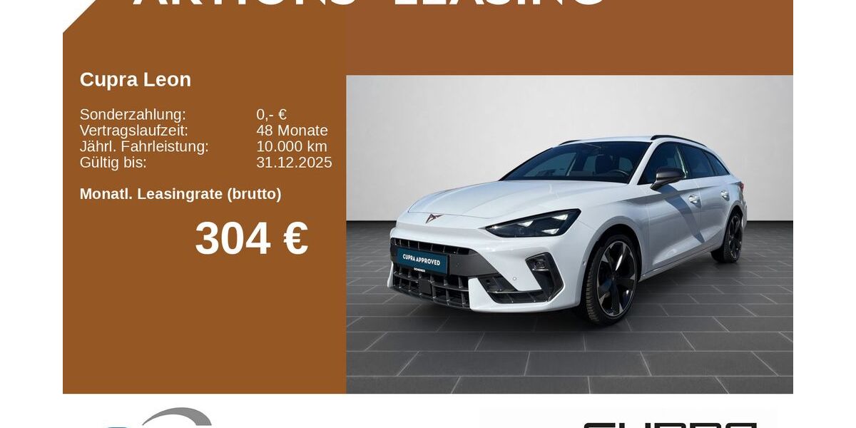 Cupra Leon 34.712 km 28.380 € Bingen / Rhein 55411