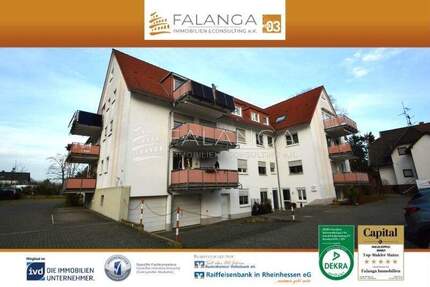 FALANGA IMMOBILIEN - Helle 3-Zimmer Wohnung mit Sonnenbalkon in Nähe der Weinberge von MZ-Kostheim!! 3 zimmer