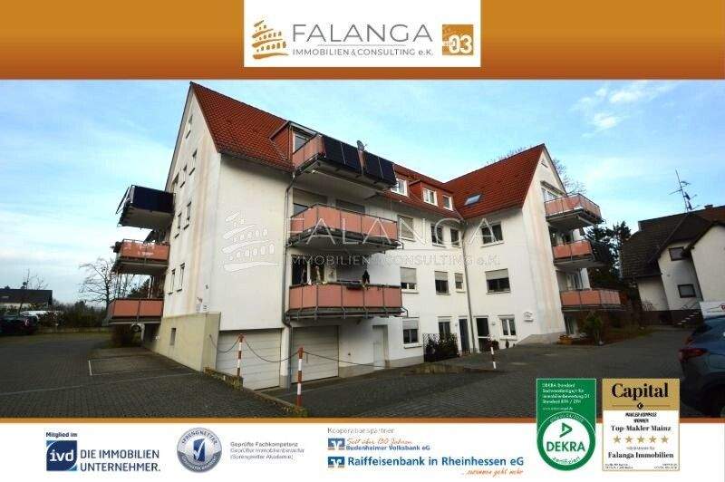 FALANGA IMMOBILIEN - Helle 3-Zimmer Wohnung mit Sonnenbalkon in Nähe der Weinberge von MZ-Kostheim!! 3 zimmer